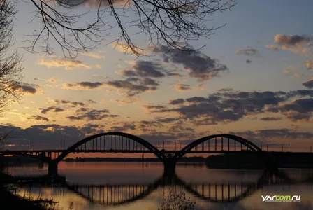 Рыбинский мост через Волгу