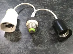 Переходник: Патрон Е27 + розетка (Жулик)