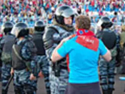 На финале Кубка России массовых беспорядков допущено не было