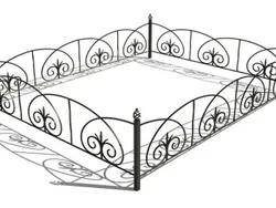 Ограда на кладбище