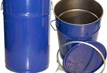 Бочка коническая стальная, со съемным верхним дном, 60 дмЗ