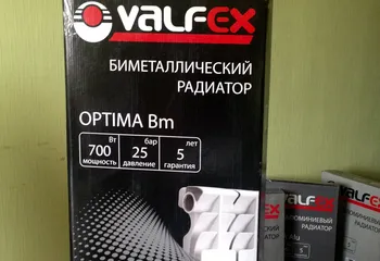 Радиатор VALFEX OPTIMA биметаллический 350