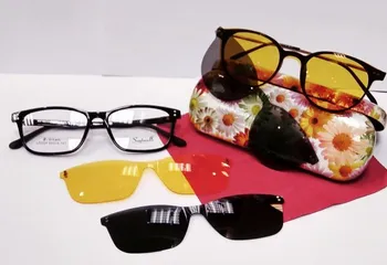 Оправы с солнцезащитными насадками