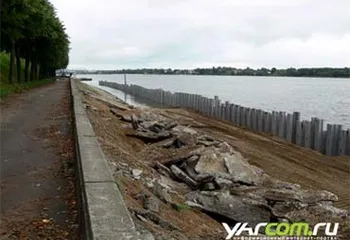 Волжскую набережную Ярославля ремонтируют по графику