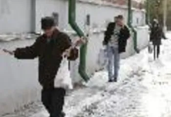 В Ярославле прошел молодежный флеш-моб против гололеда