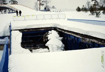 Мост под участниками Деминского марафона мог не выдержать