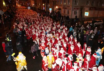 Полторы тысячи Дедов Морозов посетили Рыбинск