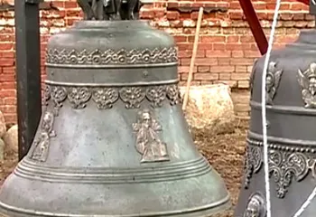 В Рыбинске в Софийском монастыре появилась звонница с колоколами