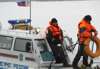 В Ярославле спасли пса, провалившегося под лёд