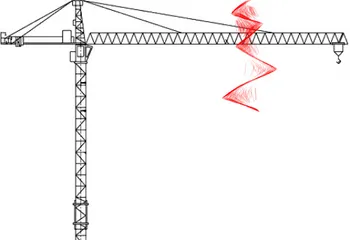 В Ярославле на стройке стрела башенного крана разломилась надвое