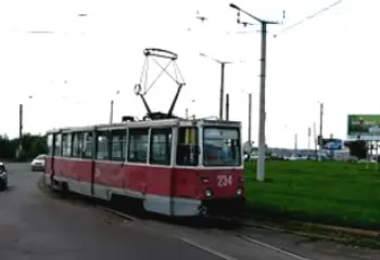 В Ярославле сегодня трамвай врезался в такси