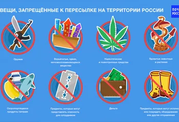 Список предметов, запрещенных к пересылке
