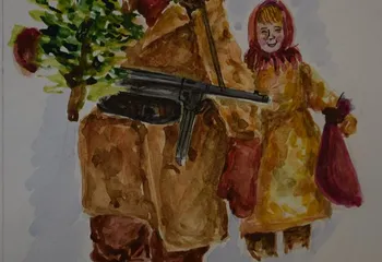 Рисунки детей станут новогодними открытками