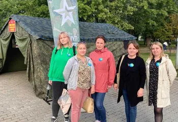 24 августа 2023 года сотрудники Управления приняли участие в военно-патриотической акции «Мы вместе!»