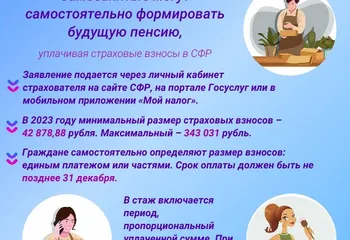 2,5 тысячи самозанятых жителей региона уплачивают страховые взносы для формирования будущей пенсии