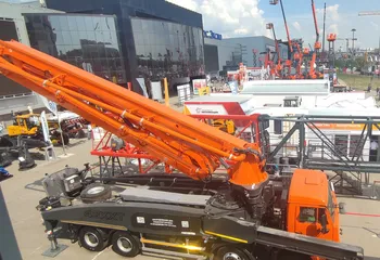 Автобетононасос на шасси Камаза, монтаж надстройки проведен ООО АРЗ