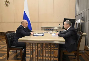 Встреча Михаила Мишустина с руководителем Федеральной антимонопольной службы Максимом Шаскольским