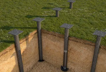 ФУНДАМЕНТ НА ВИНТОВЫХ  СВАЯХ