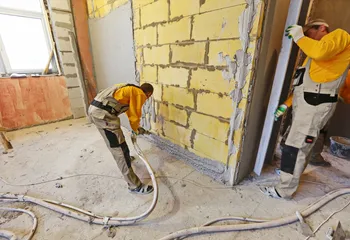 ШТУКАТУРНЫЕ РАБОТЫ  МЕХАНИЗИРОВАННЫМ СПОСОБОМ