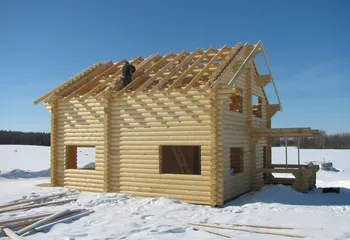 ЗИМНЕЕ СТРОИТЕЛЬСТВО ДЕРЕВЯННЫХ   ДОМОВ