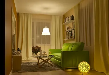 Ремонт гостинной комнаты.