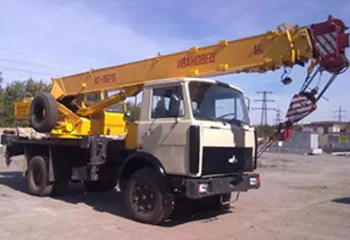 Аренда автокрана МАЗ 14 тонн