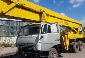 Аренда автовышки 28 метров КАМАЗ