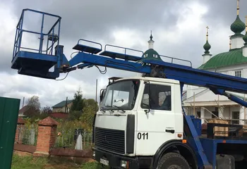 Аренда автовышки МАЗ 20 метров