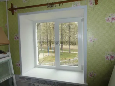 Примеры работ Даймонд: окна ПВХ