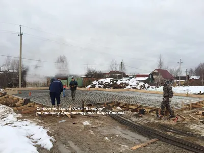 Строительство дома из бруса по проекту "Валерия"