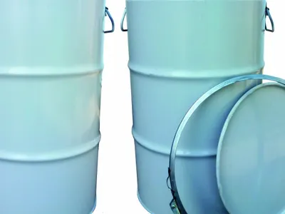 Бочка стальная, со съемным верхним дном, 60 дмЗ