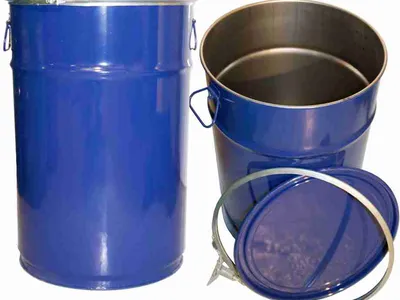 Бочка коническая стальная, со съемным верхним дном, 60 дмЗ