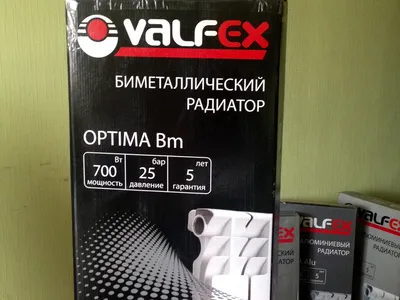 Радиатор VALFEX OPTIMA биметаллический 350