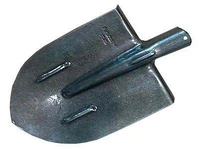 Лопата штыковая из рельсовой стали 