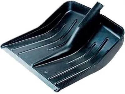 Лопата снеговая с оцин. планкой 430х490мм