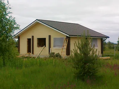 Дом-баня из бруса