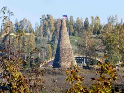 В Демино построена самая большая поленница в мире