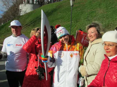 В Ярославле Валентина Терешкова зажгла чашу Олимпийского огня