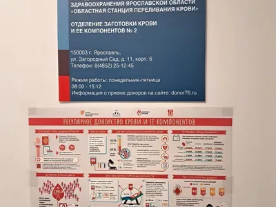 Сотрудники Ярославского Росреестра стали донорами крови