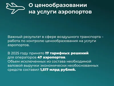 ФАС подвела итоги деятельности службы за 2025 год  Как служба контролирует ценообразование на услуги аэропортов?