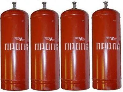 Заправка газом баллонов 50 л.