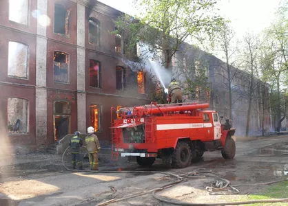 Пожар на ул. Калмыковых