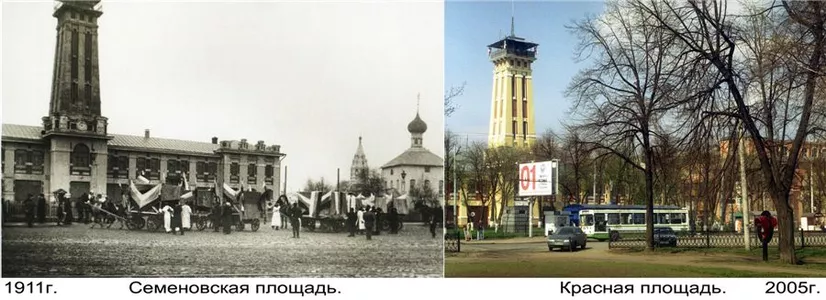 Семеновская площадь - Красная площадь