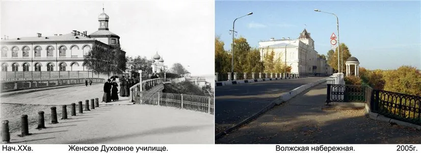 Женской духовное училище - Волжская набережная