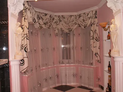 Декор окон сложных форм