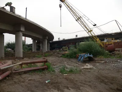 Строительство подъездных путей к Юбилейному мосту_0019