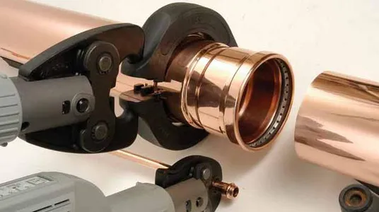 соединение пресс-инструментом