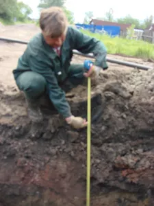 контроль глубины укладки