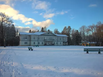 Музей-усадьба дворян Леонтьевых: зимние виды