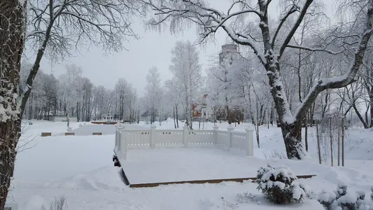 Музей-усадьба дворян Леонтьевых: зимние виды